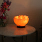 Himalayan salt lamp - fire bowl with salt pieces