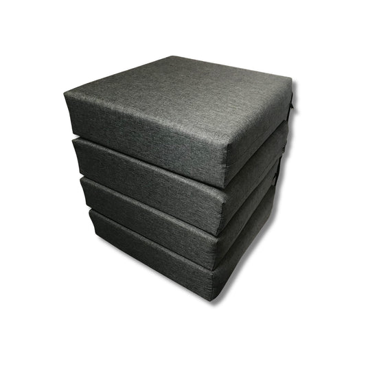 Premium Ergonomic Foam Seat Cushion | 4cm thickness | Multiple sizes | Made in the EU | Ideal for chairs &amp; benches | anthracite