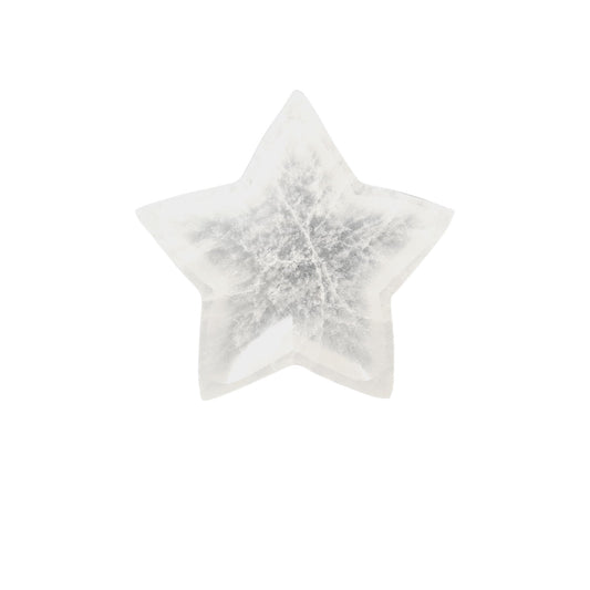 Selenite charging cradle 10cm - star