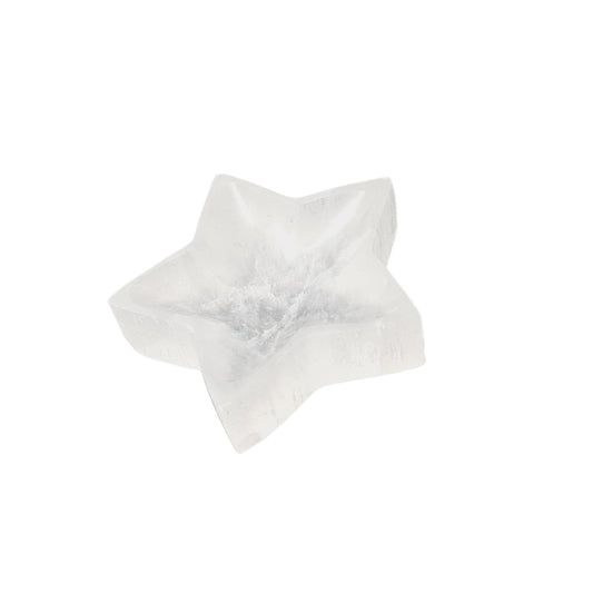 Selenite charging cradle 10cm - star