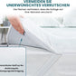 Memory foam mattress topper for increased comfort - ideal for beds, sofa beds and box spring beds, 6cm thick