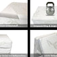 Foldable mattress with bamboo cover | Oeko-Tex Standard | Standard and memory foam