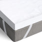 Memory foam mattress topper for increased comfort - ideal for beds, sofa beds and box spring beds, 6cm thick