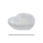 Selenite bowl heart