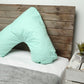 V-cushion with pillowcase in the color of your choice