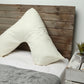 V-cushion with pillowcase in the color of your choice