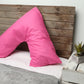 V-cushion with pillowcase in the color of your choice