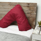 V-cushion with pillowcase in the color of your choice