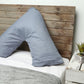 V-cushion with pillowcase in the color of your choice