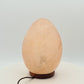 Himalayan salt lamp - egg/oval