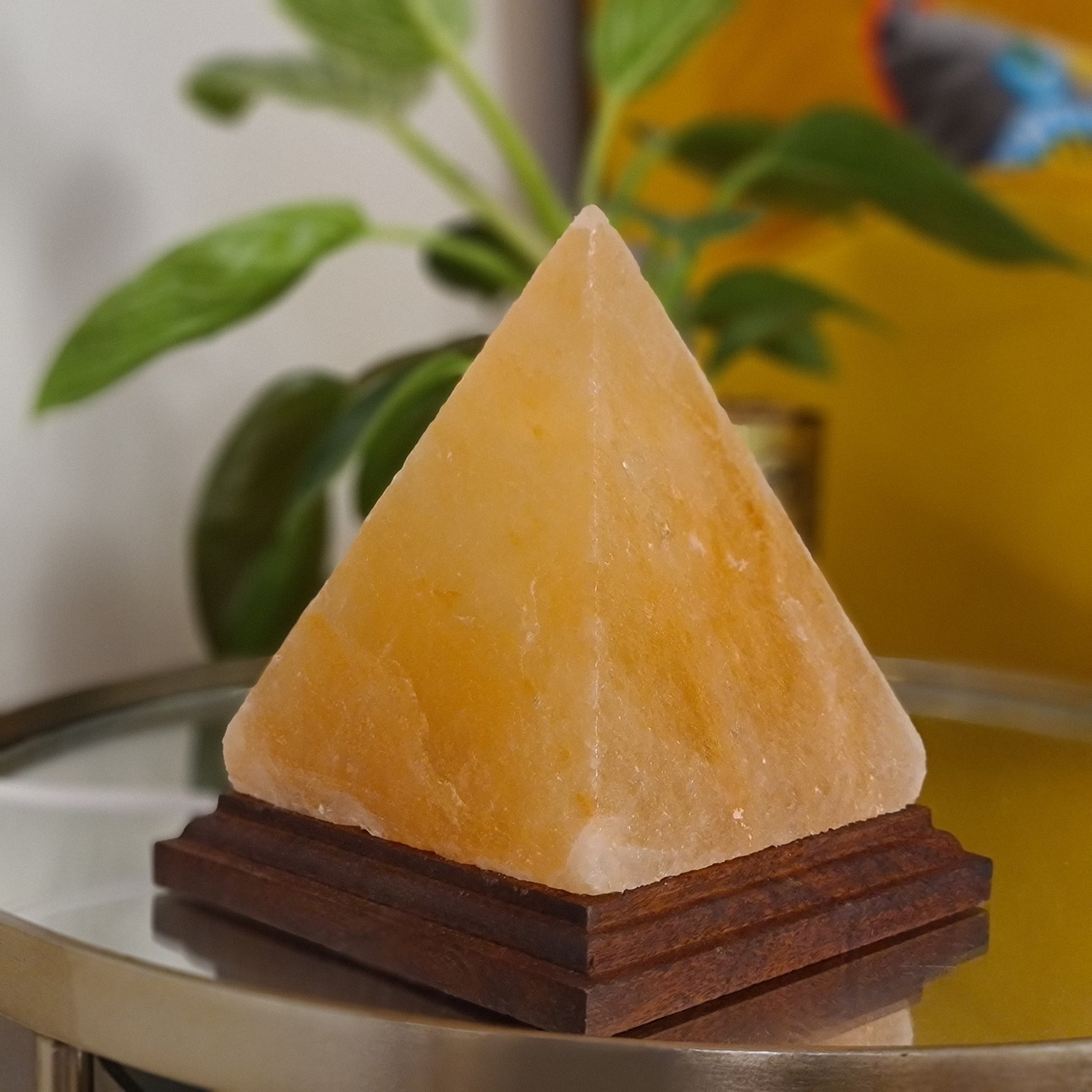 Luxus Salzlampe – - Pyramíde Wohnkultur Himalaya