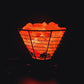 Himalayan Salt Lamp - 3D inverted metal basket