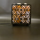 Himalayan Salt Lamp - Unique Die Cut Design (Square Basket)