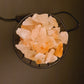 Himalayan Salt Lamp - Large Metal Basket with Rock Salt Chunks (Large)