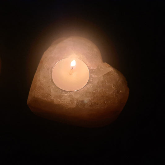 Himalayan tealight holder - heart