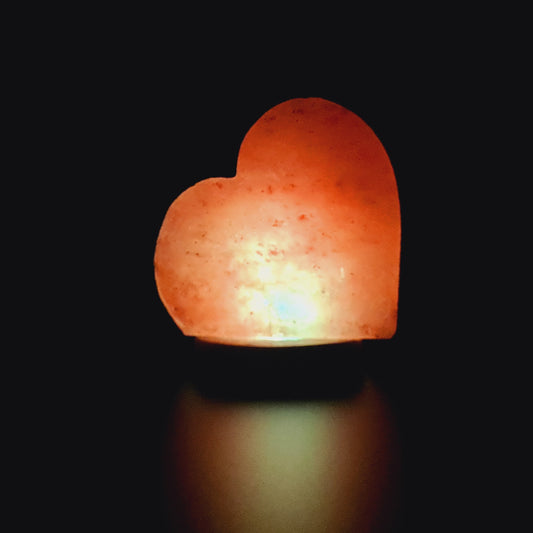 Himalaya USB color changing lamp - heart