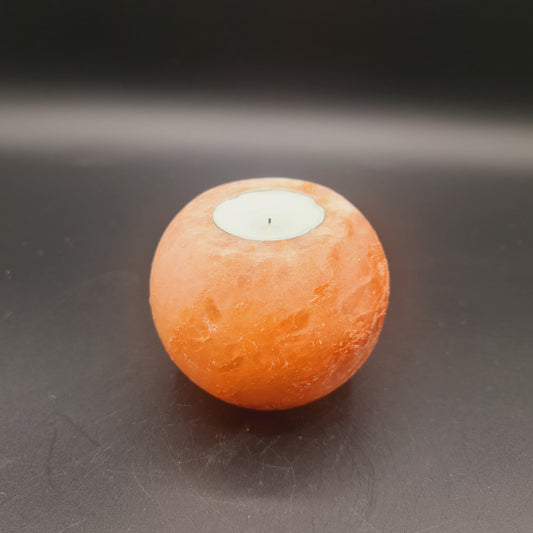 Himalayan tealight holder - apple/round