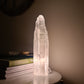 Natural Selenite Tower Lamp - Multiple Sizes