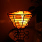 Himalayan Salt Lamp - 3D inverted metal basket