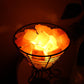 Himalayan Salt Lamp - 3D inverted metal basket