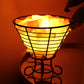 Himalayan Salt Lamp - 3D inverted metal basket