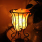 Himalayan Salt Lamp - Large Metal Basket with Rock Salt Chunks (Large)