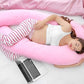 Premium 12ft U-shaped pregnancy pillow - Made in Germany, 3kg Soft hollowfibre