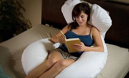 Premium 12ft U-shaped pregnancy pillow - Made in Germany, 3kg Soft hollowfibre