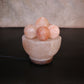 Himalayan salt lamp - fire bowl with balls