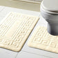 2-piece anti-slip bathroom set for bathroom bath mats mat set