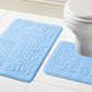 2-piece anti-slip bathroom set for bathroom bath mats mat set