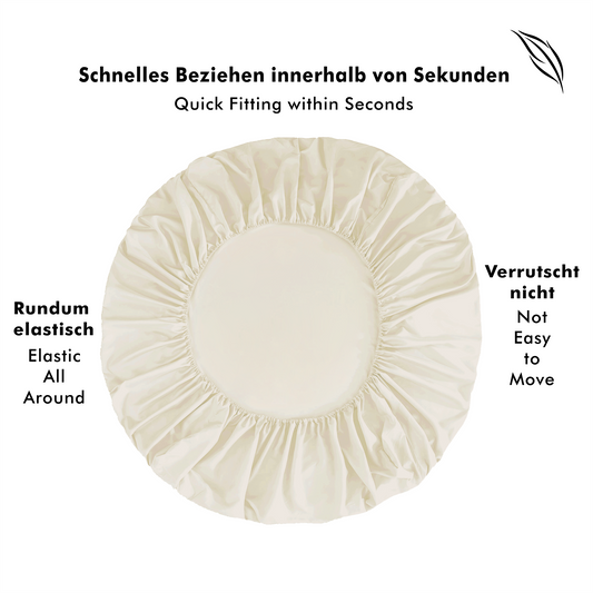 Shenaaya Spannbettlaken – extra tiefe Tasche 16 Zoll (40 cm) mit elastischer