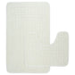 2-piece anti-slip bathroom set for bathroom bath mats mat set