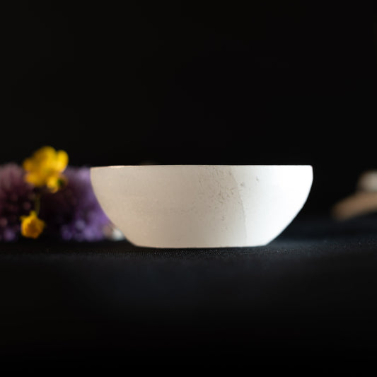 Selenite Round Bowls - Available in Multiple Sizes | Ideal for home and healing