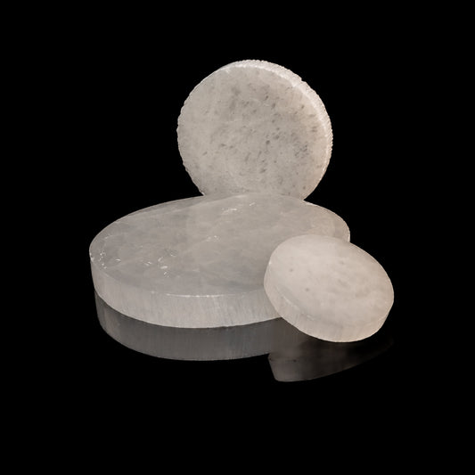 Selenite round disc