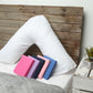 V-cushion with pillowcase in the color of your choice