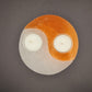 Selenite tealight holder Yin Yang